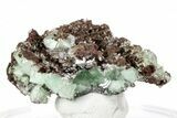 Cuprian Adamite Crystals on Matrix - Ojuela Mine, Mexico #211976-1
